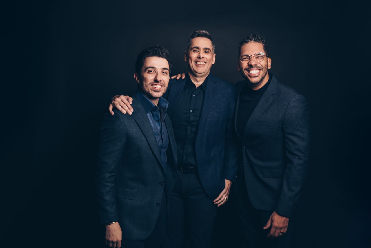 Flávio Augusto, Joel Jota e Caio Carneiro, cofundadores da Mentoring League Society (MLS)