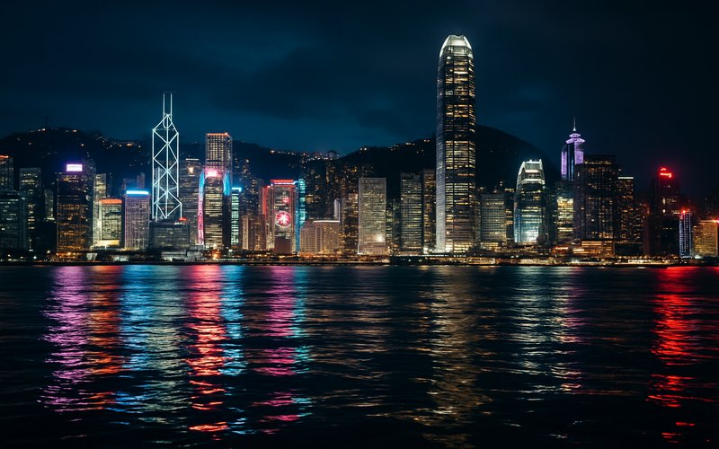 Victoria Harbour em Hong Kong, Hub Financeiro Global